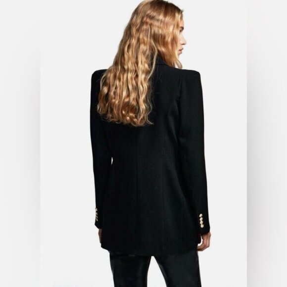 Zara ouble reasted lack ower lazer - Picture 3 of 15